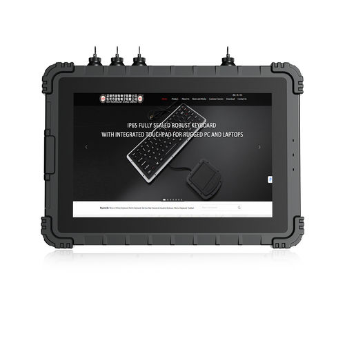 Tablet Windows 10 - RGD-TPC-AX1001T-0005 - Key Technology Rugged System Limited - Windows 7 / Linux / 10,1"