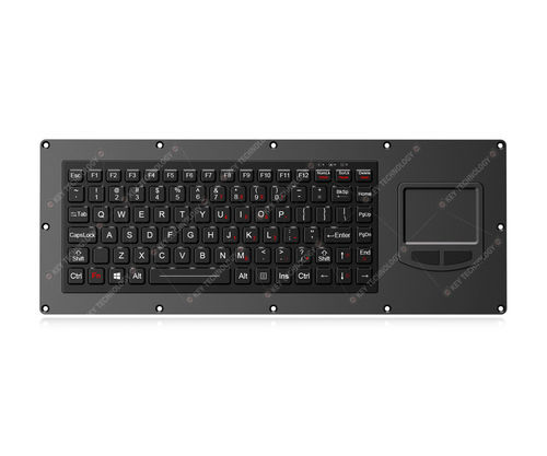Teclado de mesa - K-TEK-M400-150TP-FN-BL-ML-BT - Key Technology Rugged System Limited - contacto carbono / mouse integrado com 2 teclas / 87 teclas