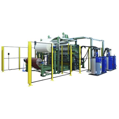 Máquina de laminar em rolo - LM-HM - Biko Meccanica Srl - de cola termofusível / de abrasivo aplicado