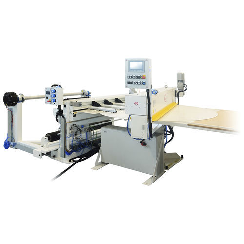 Máquina de corte de corte transversal - BTFW-AUS - Biko Meccanica Srl - com faca rotativa / para tela abrasiva / de abrasivo aplicado