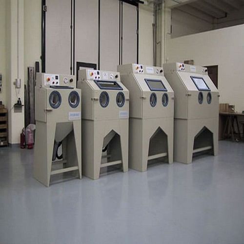 Cabine de jateamento de areia por sucção - V - INDUSTRIE SYSTEMES - manual