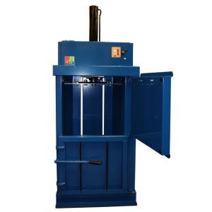 Prensa enfardadeira para papelão - MHM 40 - MHM UK LTD - para resíduos / vertical / com abertura frontal