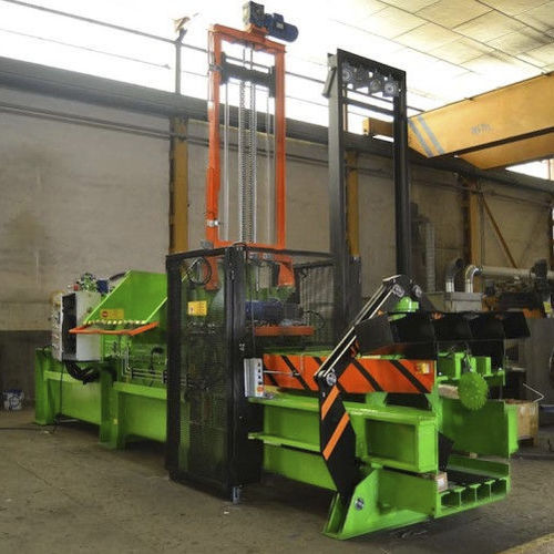 Prensa enfardadeira para resíduos - JS-800 series - MHM UK LTD - horizontal / de canal / automática