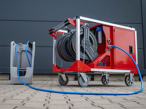 Container aramado com rodas multiusos - deconta GmbH - de tela metálica