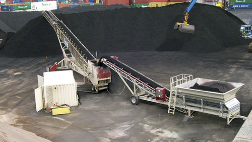 Descarregador para materiais a granel - Telestack International Ltd - de navio