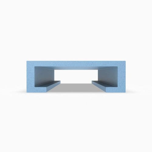 Perfil em UHMW-PE - P1371 series - Movexii - em titânio / em C / extrudado