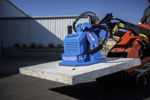 Balancim com ventosas para placas de concreto - SL 2 - Vacuworx Global LLC - para ladrilhos em pedra / para o setor da construção / hidráulico