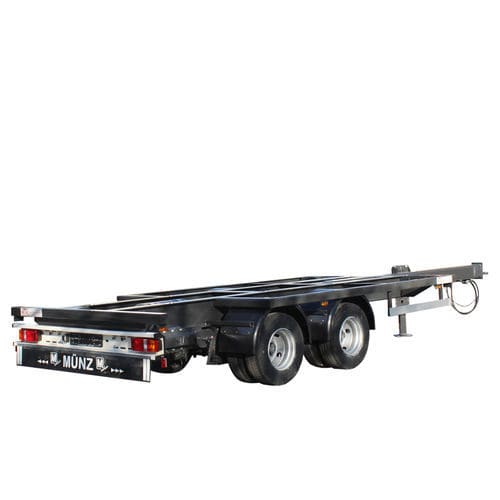 Semirreboque prancha - FG series - Münz Fahrzeugbau GmbH & Co. KG - para máquinas / de obras / para mercadorias
