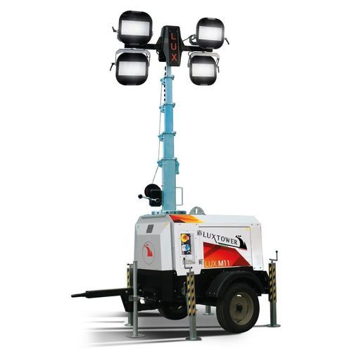 Torre de iluminação de LED - LUX M11 PLUS - LUXTOWER - Branch of M.E.TA. Srl - com motor de combustão