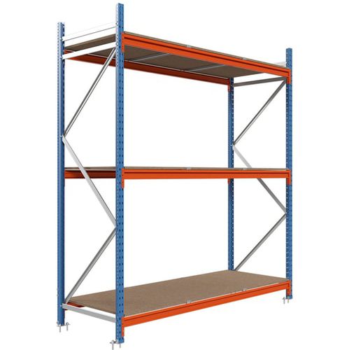 Sistema de armazenamento de grande comprimento - W.S. Worldwide Shelving GmbH - para picking / com prateleiras / dinâmico