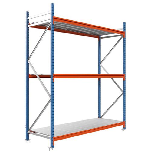 Sistema de armazenamento com prateleiras - W.S. Worldwide Shelving GmbH - dinâmico / regulável / modular