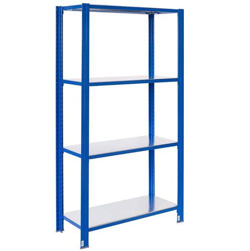 Sistema de armazenamento com prateleiras - W.S. Worldwide Shelving GmbH - dinâmico / regulável / modular