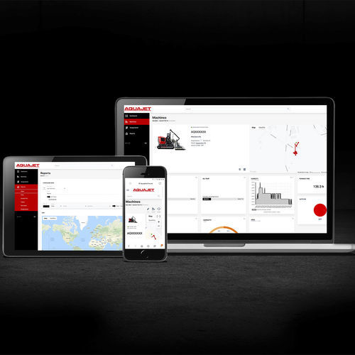 Software em linha - Aquajet Systems AB - de gestão de ativos / de análise / de interface