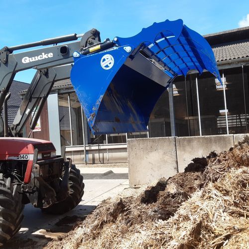Caçamba garra - PG series - AP Machinebouw B.V. - para carregadeira / 6 dentes