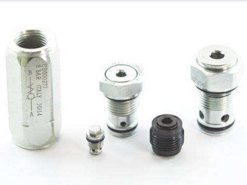 Válvula de retenção de cartucho - CDVN-050-PSNR series - ATLANTIC FLUID TECH SRL - tipo poppet / com rosca / metálica