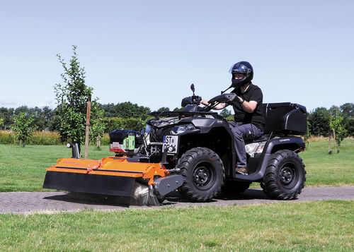 Varredeira para montagem em veículo - Sweezy 450 Dual E QuadLine - bema GmbH Maschinenfabrik - elétrica / para ambiente externo / de poeira