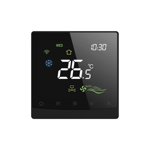 Termostato programável - BC105W-4D - Beijing Breeze Technology Co.,Ltd - de parede / com membrana rasante (flush) / para montagem em superfície