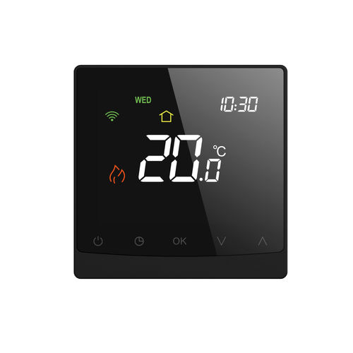 Termostato programável - BC205W-T - Beijing Breeze Technology Co.,Ltd - de parede / com membrana rasante (flush) / para montagem em superfície