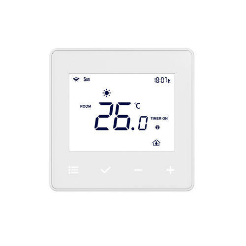 Termostato programável - BC204-E - Beijing Breeze Technology Co.,Ltd - de parede / com membrana rasante (flush) / para montagem em superfície