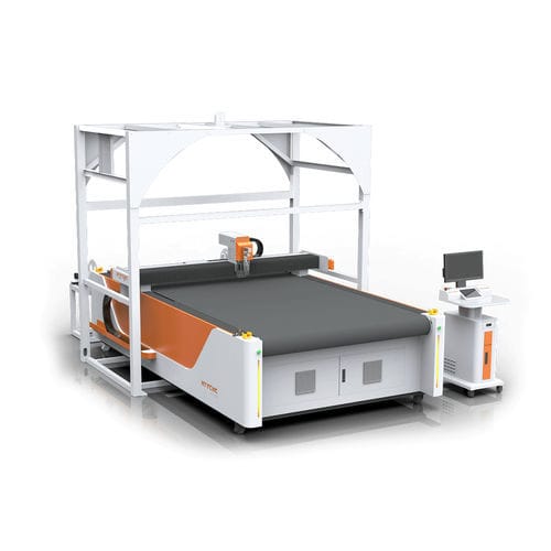 Máquina de corte com lâmina oscilante - HTY - Jinan Red Sun CNC Equipment Co., Ltd. - para tecidos / para carpetes / CNC