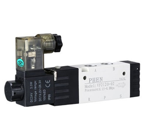 Válvula solenoide de ação indireta - PVF - Ningbo Phen Automation Co., Ltd - de 5 vias / para ar / IP65