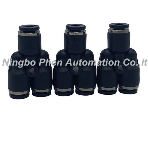 Conexão pneumática - PY - Ningbo Phen Automation Co., Ltd - push-in / Y / em material plástico
