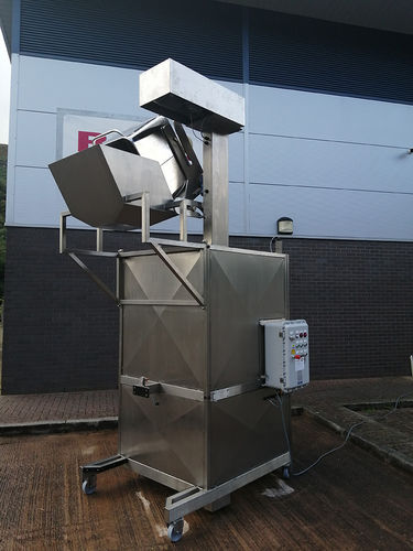 Virador elétrico - BTM/300/2500/M - Base Handling Products Limited - para recipientes / móvel / ATEX