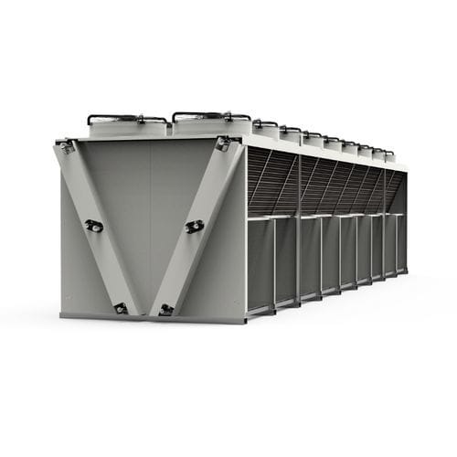 Condensador em V - W - Intersam - de amônia / duplo / de aço galvanizado