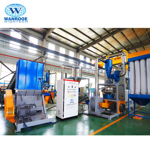Linha de reciclagem de materiais plásticos - WANROOE-TECH - de metais / para separação de metais / por trituração