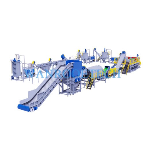 Central de reciclagem PET - PNQT series - WANROOE-TECH - para garrafas / por lavagem / para linha de processo