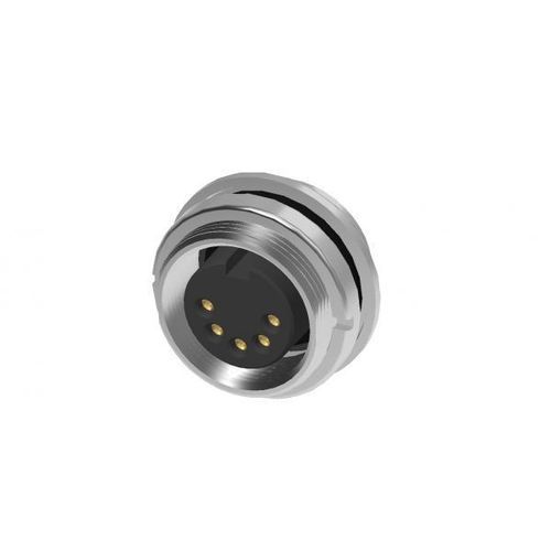 Conector de alimentação elétrica - M16B5-S18F-LS0-F0 - Prodaconn Technology Co., Ltd - hexagonal / por solda de imersão / com bloqueio