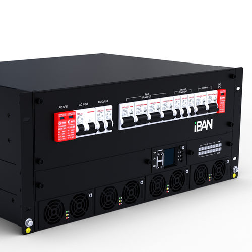 Fonte de alimentação elétrica para montagem em rack - EPS48200  - IBAN POWER - CA/CC / CC/CC / chaveada