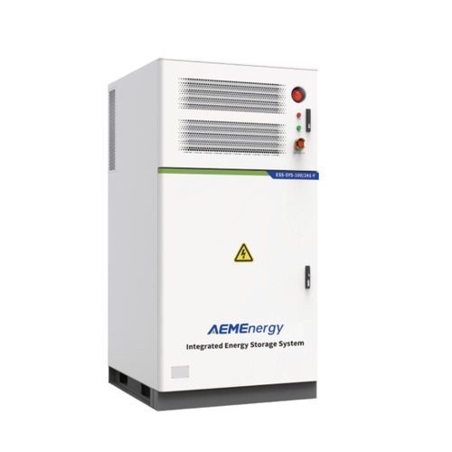 Sistema de armazenamento de energia de fosfato de ferro-lítio - UniPower C&I All-in-One BESS - AEMEnergy - LFP / compacto / refrigerado a ar
