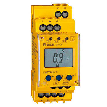 Relé de monitoramento de tensão - LINETRAXX® GM420 - BENDER GmbH & Co KG - CA / para motor elétrico / para trilho DIN