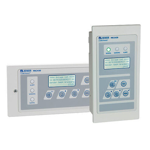 Indicador de alarme para aplicações médicas - COMTRAXX® MK2430 - BENDER GmbH & Co KG - remoto