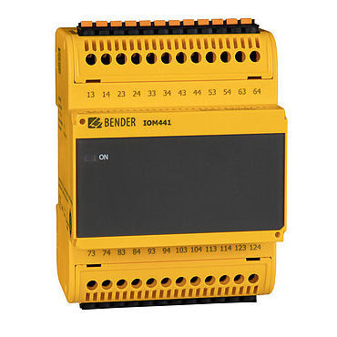Módulo relé de comutação - IOM441 series  - BENDER GmbH & Co KG - para montar em trilho DIN