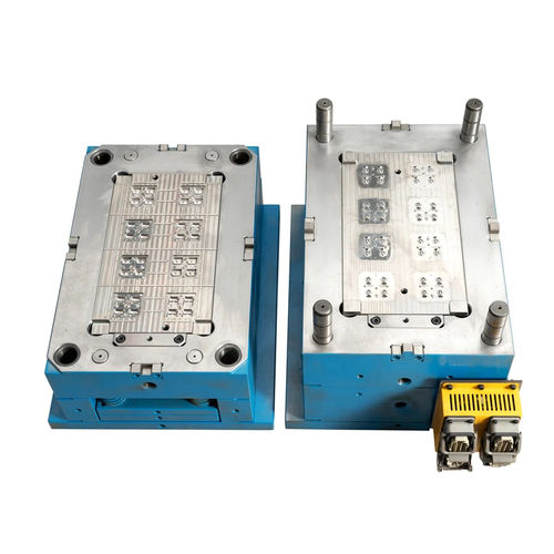 Molde para injeção de plástico bicomponente - Shenzhen MJX Plastic Mold Co.,Ltd - de canais quentes / com múltiplas cavidades / IML