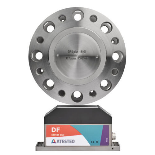 Sensor de torque rotativo - DF plus - ATESTEO GmbH & Co. KG - dinâmico / flange a flange / com saída de tensão