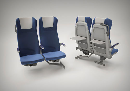 Assento de passageiro primeira classe - LEAN1 - F.I.S.A. FABBRICA ITALIANA SEDILI AUTOFERROVIARI SRL - segunda classe / para comboios regionais / para comboios de grande velocidade