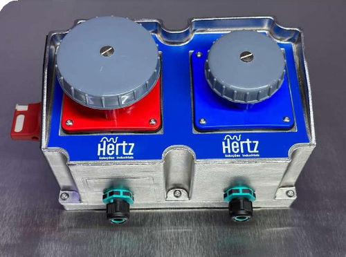 Quadro elétrico de distribuição - Hertz Solucoes - equipado / de parede / em aço inoxidável