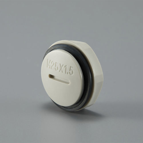 Tampão redondo - PG series - YUEQING YISEN ELECTRONIC TECHNOLOGY CO.,LTD. - com rosca / macho / em nylon