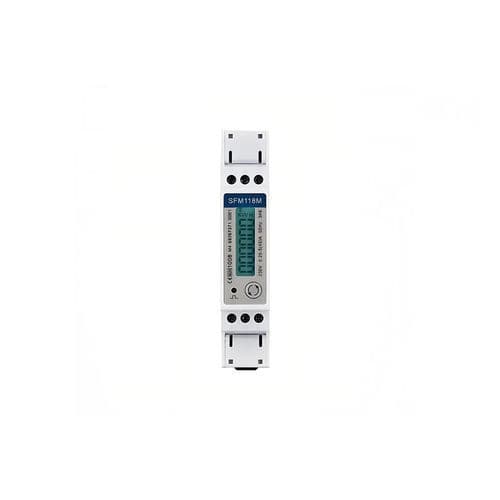 Medidor de energia elétrica monofásico - SFM118 - YUEQING YISEN ELECTRONIC TECHNOLOGY CO.,LTD. - para trilho DIN / RS-485 / multifunções