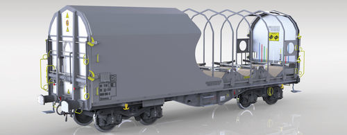 Transportadora com rodas - Shimmns S12A - Greenbrier Europe - para siderurgia / para bobinas / automática