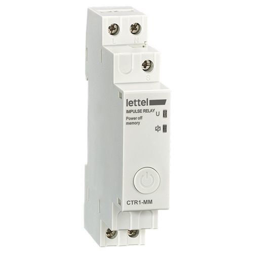 Relé eletromecânico biestável - CTR1-M - Lettel - CC / CA / para trilho DIN