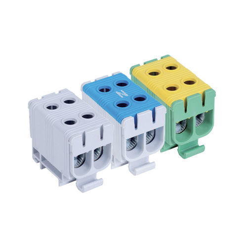 Borne para trilho DIN - DTB-2E50x series - Lettel - para montagem em painel / com ligação de parafuso / de potência