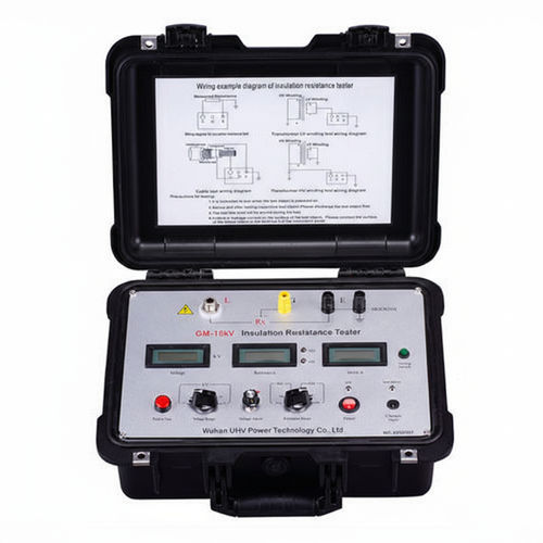 Medidor de resistência de isolamento portátil - GM-15kV - Wuhan UHV Power Technology Co.,Ltd.