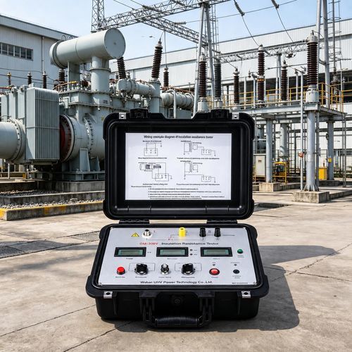 Medidor de resistência de isolamento portátil - GM series - Wuhan UHV Power Technology Co.,Ltd.