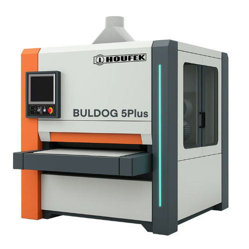 Lixadeira de cinta larga - BULDOG 5Plus - Houfek a.s. - estacionária / elétrica / para madeira