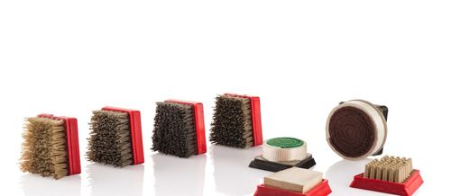Escova plana - CgS Abrasives - de acabamento / abrasiva / de polimento