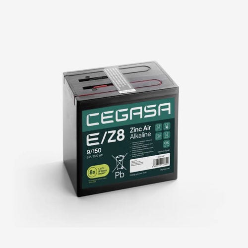 Bateria retangular - E/Z8 9/150A - Cegasa Energía SLU - 9 V / industrial / para equipamento de telecomunicações